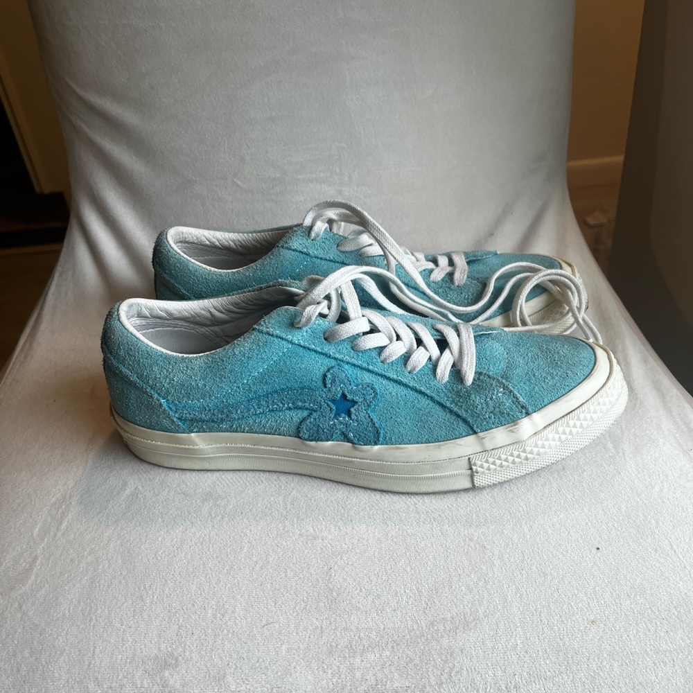 Size M 8US - Converse One Star Ox Tyler the Creator Golf‎ le Fleur Bachelor Blue